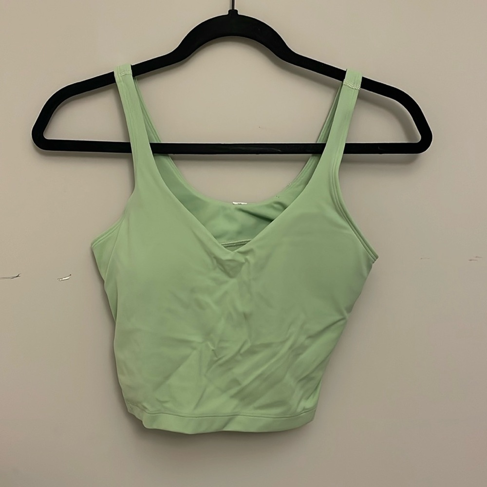 lululemon align tank creamy mint